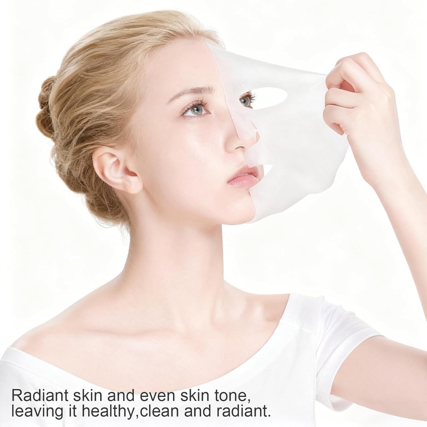 Madecassoside Sheet Mask Blemish Repair, Collagen Face Mask- Hyaluronic Acid, Niacinamide, Panthenol, Centella Facial Masks for Sooth, Hydration, Firming, Korean Skin Care, Stocking Stuffers